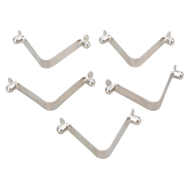 5Pcs Paddle Board Locking Tube Pin Spring Clip Metal Telescopic Spring Clip V Shaped Spring Buckle Easy To Install