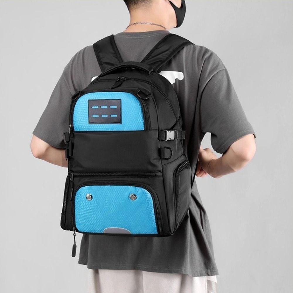 Large Capacity Sports Basketball Backpack Multi Pockets School Football Backpack Boys Travel