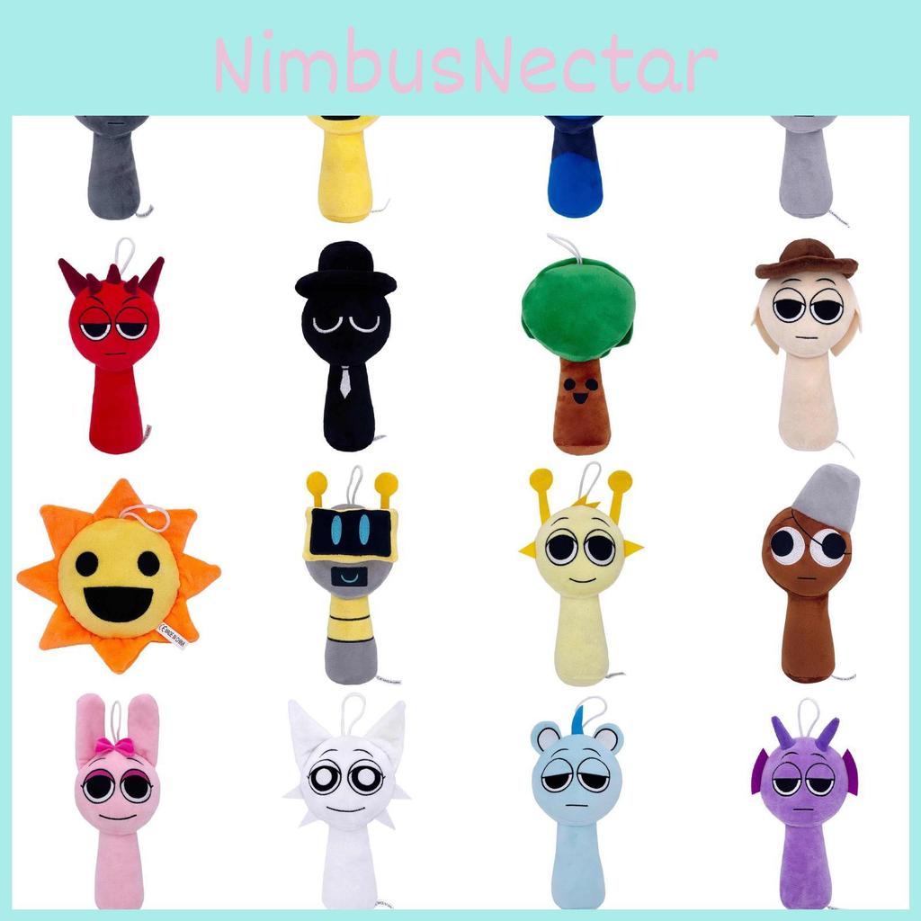 Плюшевая игрушка Sprunki Incredibox Мультяшная мягкая кукла Игровая декорация Периферия