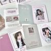 30 шт., микс, девушка, розовый, секрет, складная задняя карта, Kpop Idol, 3 дюйма, фотокарточка, сделай сам, упаковка, декор, защитный, фиксированный картон