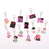 Kpop Охотники на демонов Huntrix Saja Boys Брелки для аксессуаров Ювелирные изделия Руми Зои Джину Мира Продал душу Брелки Подарки для фанатов