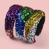 Fashion Sponge Padded Hairband 2inch Wide Headband Sparkly Sequin Headbands Adult Hair Jewley Accessories for Women Girls