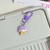 Kawaii Cartoon Girls Keychain Lovely Color Girly Keyring Car Key Chains Cute School Bag Pendant Backpack Decoration