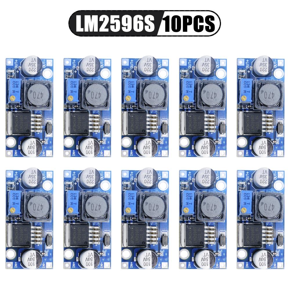 LM2596 LM2596S DC-DC Регулируемый Понижающий Преобразователь Модуль 1-20 шт. 3,2-35 В в 1,25-35 В Стабилизатор Напряжения Блок Питания