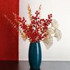1PCS Christmas Red Berry Bouquet Fakes Plant For Home Vase Decor Xmas Tree Ornaments New Year Party Living Room Decoration