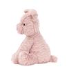 JELLYCAT Серия «Волнистый мех» Животное Свинья Маленькая Милая Розовая Кукла Плюшевая Кукла 23 см в высоту