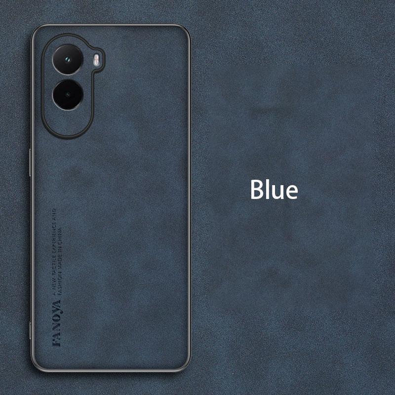 EUCAGR Роскошный чехол для телефона из овчины и ПУ-кожи для Xiaomi POCO M7 Защитная подставка Задняя крышка для Xiaomi POCO M7