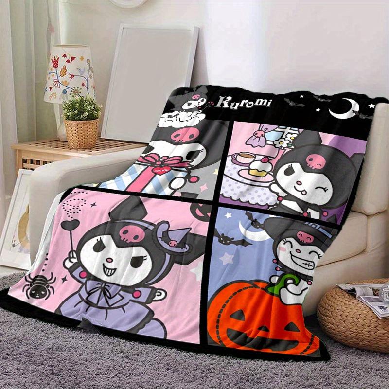 1pc. Halloween Themed Kuromi Plushie Decorative Blanket - Perfect for Home, Office, or Outdoor Use as a Gift Ideaz0411260