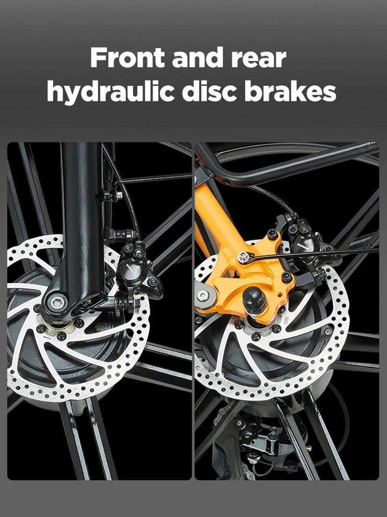 New YX80M-2 Adult Ebike 750W * 2 Dual Motor 48v 20Ah Battery Hydraulic Brake Fully Suspended 26 inch Mountain Tire Bicycle