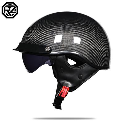 Мотоциклетный шлем ретро немецкий классический мото шлем Casco Moto полушлем DOT сертификация Capacete De Moto с HD козырьками