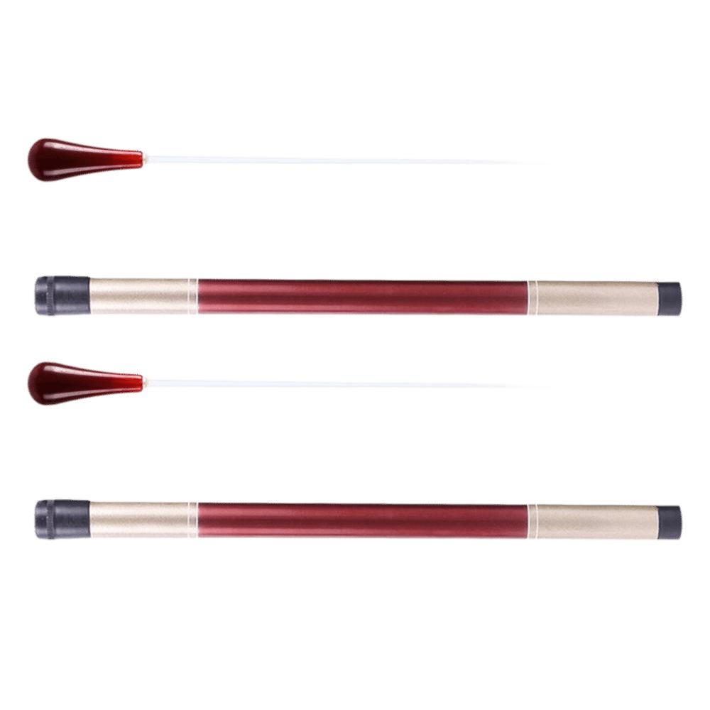 2Sets Red Conducting Baton Plastic Baton Professional Music Baton For Symphony Orchestra