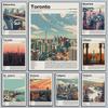 Канада Путешествия Шик Городской пейзаж Постеры Винтаж Ст. Холст с принтами Торонто Джона, Картины, Настенное искусство, Фотографии, Декор для дома, Гостиная
