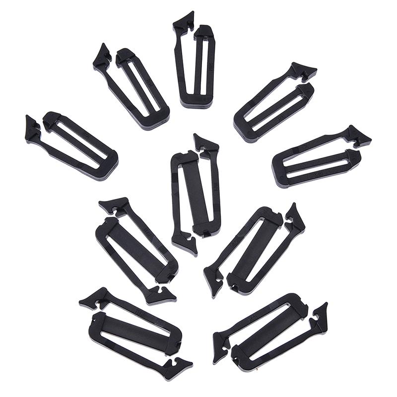 5X Molle Webbing Buckle Strap Belt End Clip Adjust Keeper Backpack Accessories