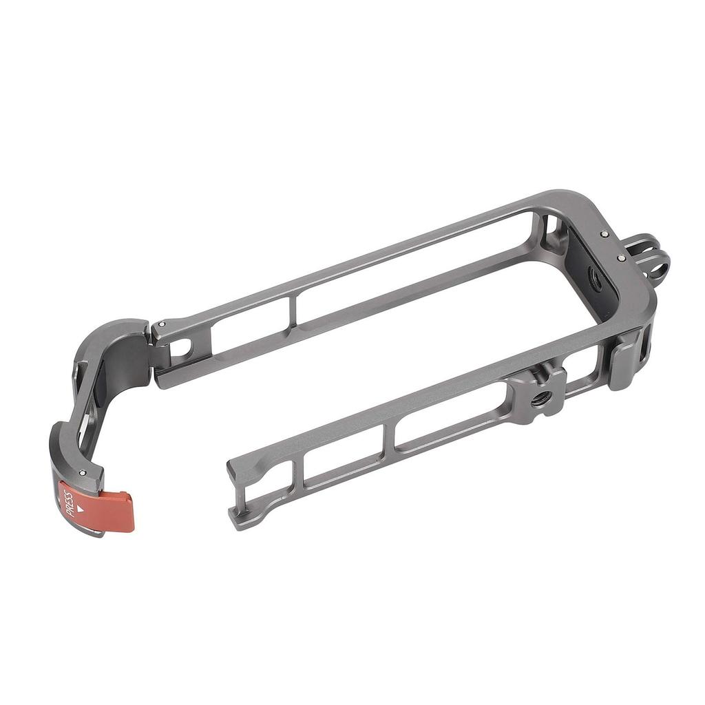 Aluminum Camera Cage for X4 Protective Case with Silicone Lens Cover Rig Housing Frame with 1/4 Scre