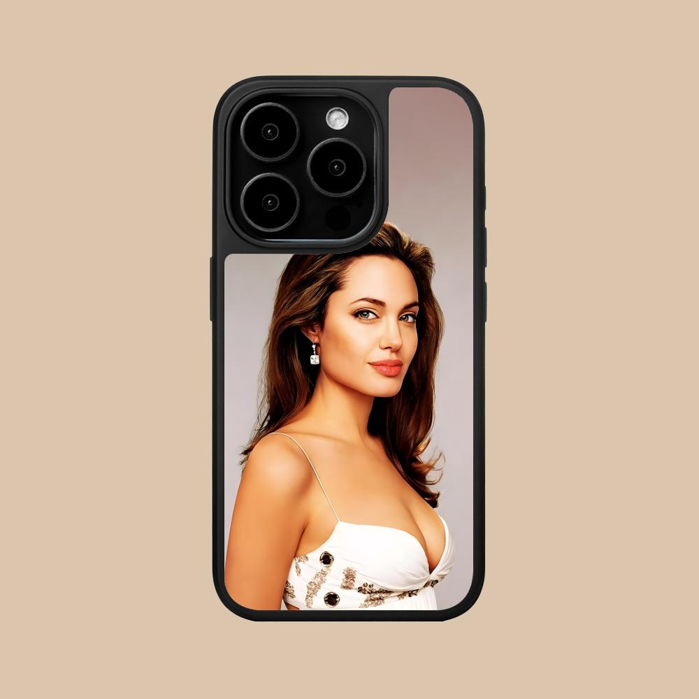 Angel Jolie Matte Surface Mobile Phone Case for iPhone 17 16 15 14 13 12 11 Air Pro Max Plus Colorful Cover