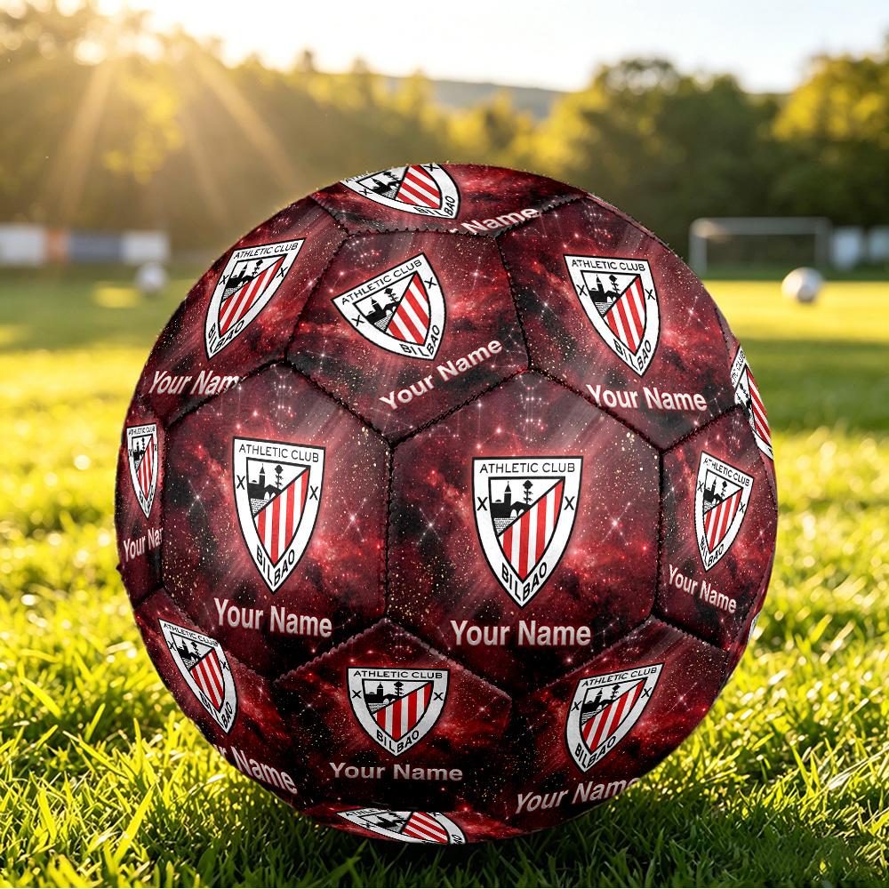 Personalized Size 5 Football Athletic Bilbao Football Pattern Outdoor Game Sports Ball Gift