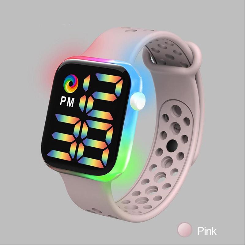 30M Waterproof LED Color Unisex Digital Watch