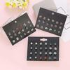 Hypoallergenic Earrings For Girls Sensitive Ears With Stainless Steel Stud Earrings - Various Cute Stud Earrings For Teen Girls Ladies 30 Pairs