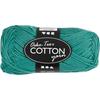 Ball of Cotton Yarn - 50 G - Petrol Blue - 100% Cotton - High Quality