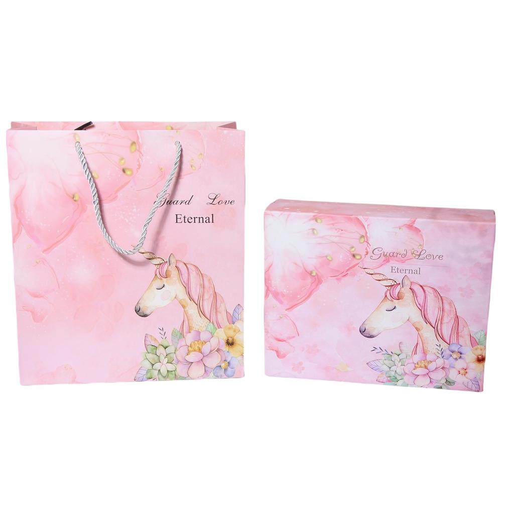 Набор подарочных коробок с кристальными браслетами для детей | Набор для рукоделия «Сделай сам» в ретро-вельветовой коробке