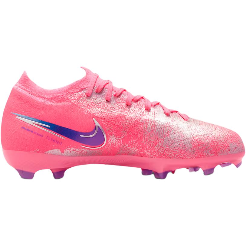 Вини Джуниор. x Nike Mercurial Vapor 16 Pro FG GS Sunset Pulse Детские кроссовки Розовый Старый Королевский IM3649-640