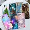Прозрачный чехол для Xiaomi Mi Poco X3 NFC M3 Pro F3 F1 11 Lite 12 Note 10 11T 9T Прозрачный чехол для телефона Зимний снег Счастливого Рождества