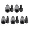 5 Sets Pneumatic Fitting Air Coupler Quick Connector Type C Self Locking Female Thread(SF+PF20 )