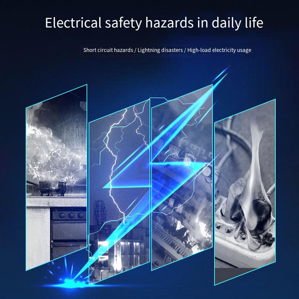 Автоматический выключатель 20А АВДТ (УЗО) Быстродействующий Защита от утечки Автоматический выключатель 81.2*70.5*35.5мм Электрозащита