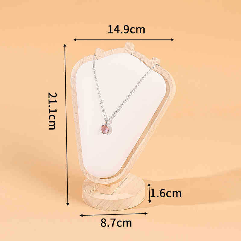 Подставка для ожерелья из козьего рога, портретная форма для шеи, подставка для ювелирных изделий, витрина для хранения ювелирных изделий, модель