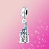 925 Sterling Silver Charm Magic Elf Castle Dangle Charm Pengdant Fit Original Fashion Women Bracelet Jewelry Gift