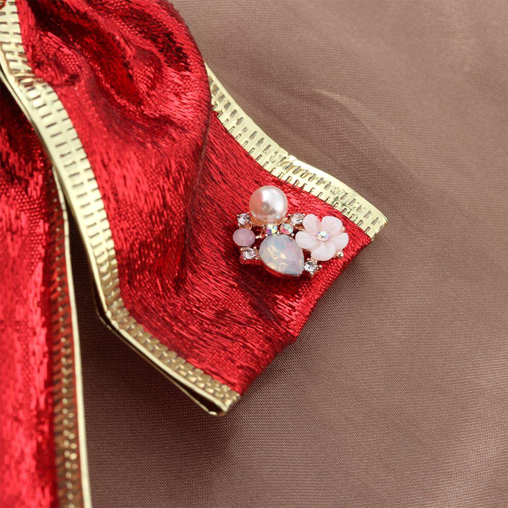 Flatback Apparel Clothing Decoration Garment Buckle Pearl Hairpin Flower Buttons Rhinestone Button