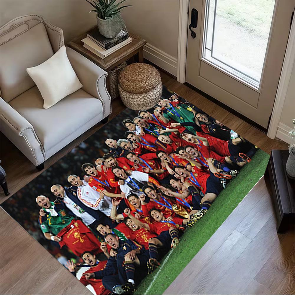 Football Champions Celebration Floor Mat Perfect for Bedrooms Foyer Outdoor Decorate room Antislip Carpet Decorate Offices