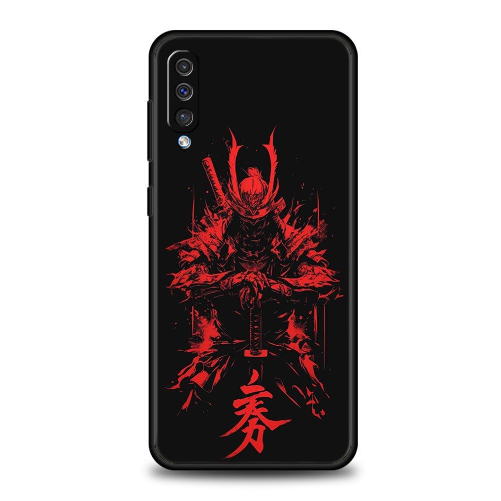 Японский Бусидо Самурай Чехол для телефона Для Samsung Galaxy A56 A36 A26 A34 A17 A16 A06 A14 A12 A54 A72 A22 A20e A52 A50 A40 A32Чехол