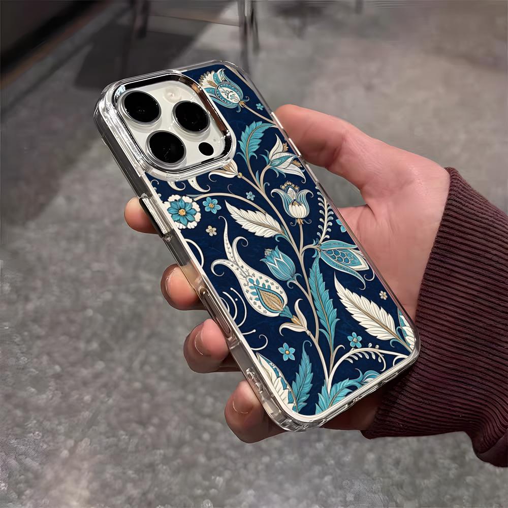 Чехол для телефона William Morris Thief Design для iPhone 17 Air 16 E 15 14 13 12 11 Plus Pro Max Электрооцинкованный Прозрачный Мягкий Чехол
