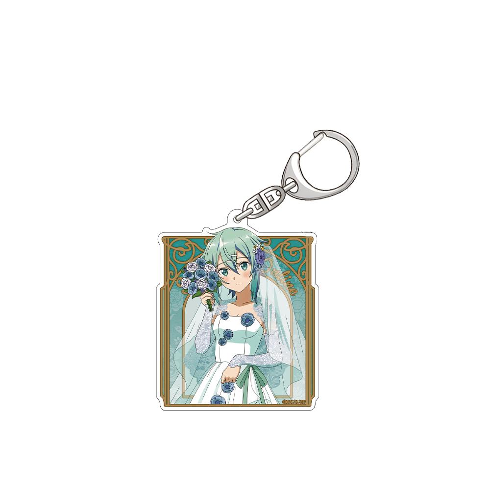 Sword Art Online Юки Асуна Алиса·Синтез·Тридцать Кирито Сугуха Асада Сино Официальный Акриловый Брелок Подвеска для Сумки аниме товары