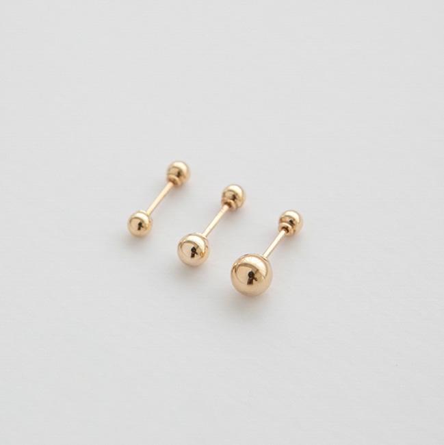 Шариковый пирсинг Lunne 14K (14-каратное золото) #Pi01 (Тип)