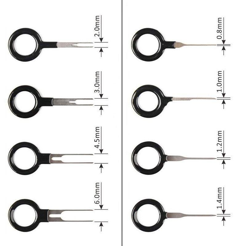 Набор для снятия клемм 14 шт. Комплект для снятия автомобильной проводки Одинарный/двойной пин