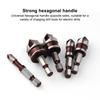 5 шт./набор 1/2"1/4" 3/8" 3/4"5/8" Зенковочное сверло Шестигранный хвостовик Фреза Резак для отверстий Дерево Металл Пластик Инструменты для снятия фаски
