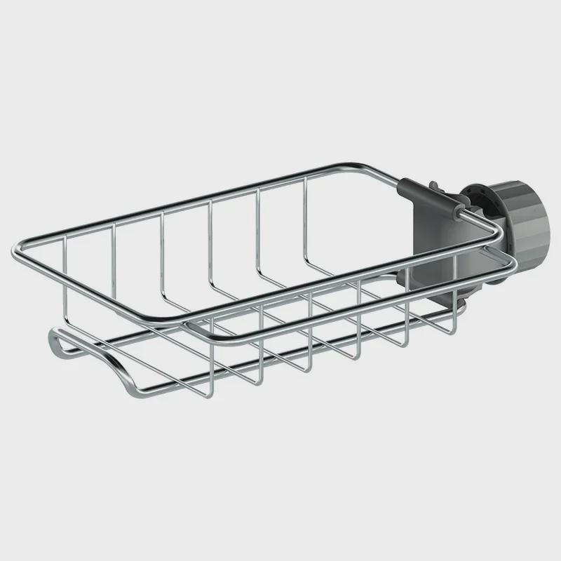 Multifunctional Stainless Steel Faucet Rack for Kitchen & Bathroom