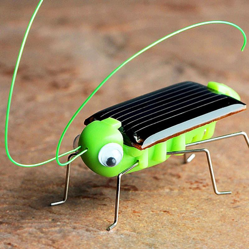Solar Grasshopper Toy Puzzle Children Selected Gift Simulation Insect Gift Boys And Girls Science Education Funny Moving Toy Kid