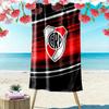 River plate Print Beach Towel, Large Soft Quick Dry Towel for Beach Camping Swimming