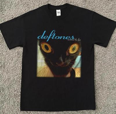 Футболка унисекс с забавным котом Deftones Around The Fur