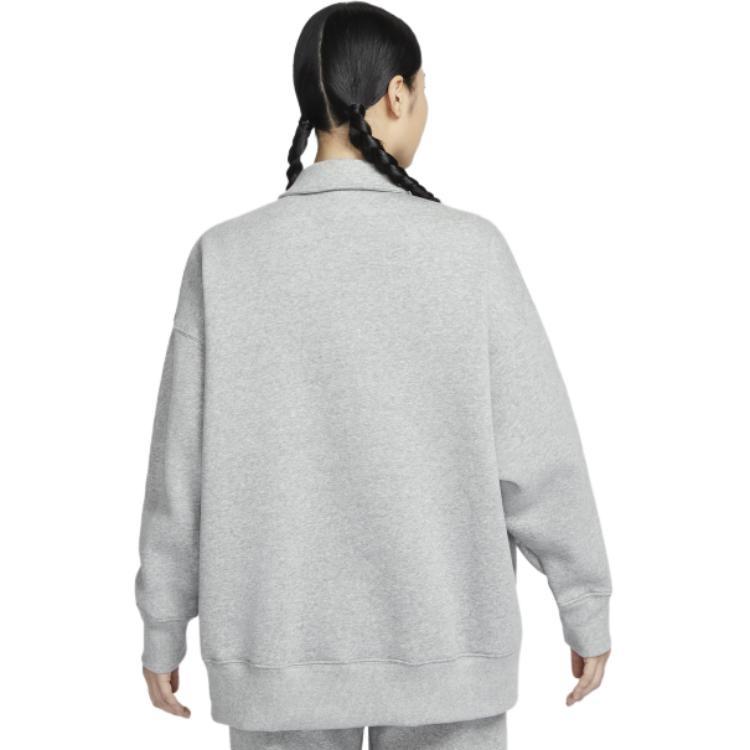 (WMNS) Nike Sportswear Phoenix Fleece 'Grey' Women's FZ3208-063