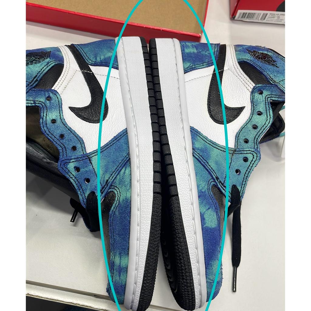 Pre-owned Jordan Air Jordan 1 High OG Tie-Dye CD0461-100-P26085462449152