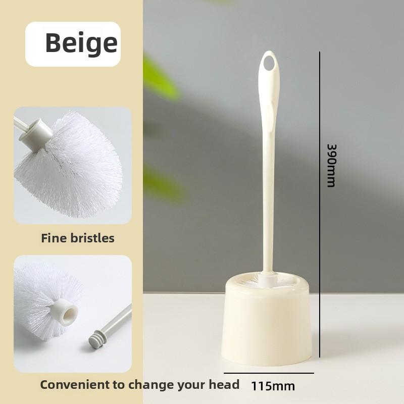 Household Long Handle Soft Bristles No Dead Ends Toilet Brush