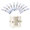 10pc 86 Type Dark Box Repair Junction Switch Mount Wall Socket Repair Cassette