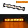 12LED Car Strobe Warning Light Cheap Strobe Grille Flashing Lightbar Truck Car Beacon Lamp Amber Traffic Clearance Light