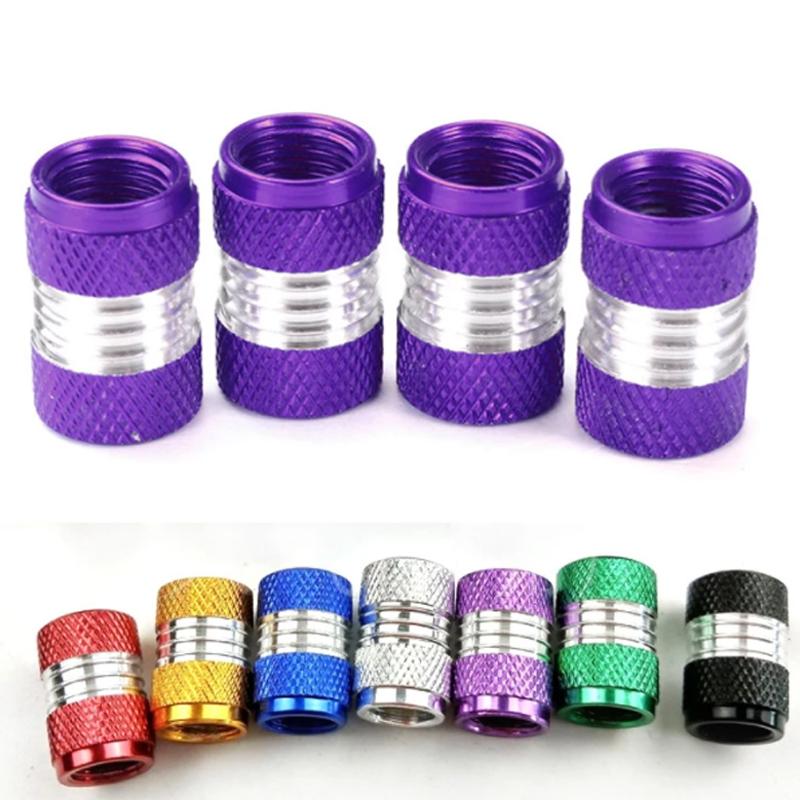 4x алюминиевый сплав автомобильных колпачков для колес, колпачков для обода шины, водонепроницаемые чехлы Airdust для автомобилей, мотоциклов, грузовиков, велосипедов