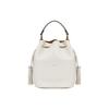 Coach Lora 22 Tassel Drawstring Leather Bucket Bag Women handbags White 651-B4HA