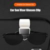 AHP2  Car Sun Visor Glasses Clip Sunglasses Holder for Jeep Renegade Wrangler JK JL Grand Cherokee Compass Car Interior Accessories